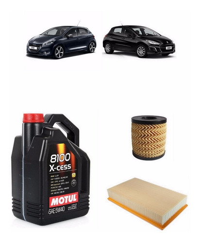 Service Citroen C4 1.6 + Aceite Motul Sintet + Filtros X 2