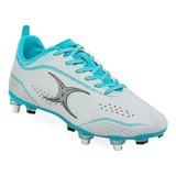 Botines Rugby Gilbert Cage Pro Pace Tapones Aluminio Cesped