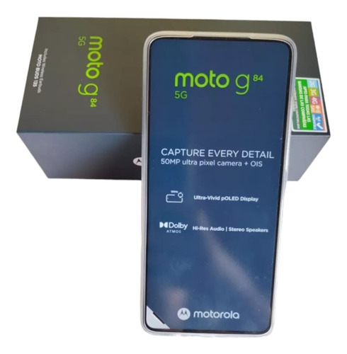 Celular Motorola Moto G84 5g - 8 Ram 256 Gb - Nuevo - Negro