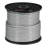 Cable Flexible De Acero 1/4  Recubierto Pvc 75 M