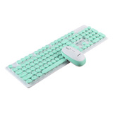 . Belo Teclado Mecânico Sem Fio Estilo Retro N520