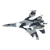 1:100 Ruso Su35 Fighter Diecast Airplane Niños Juguetes