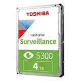 Hd 4tb Surveillance S300 Toshiba, 5400 Rpm, Sata - Hdwt140uzsvar *