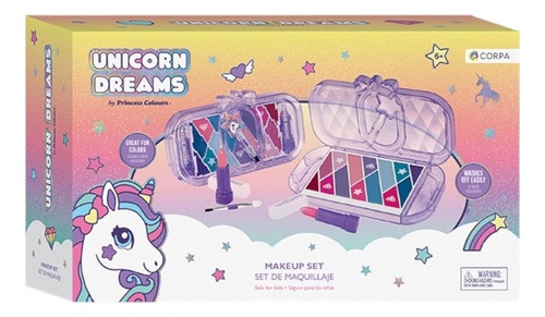 Set De Maquillaje Pupa Rectangular Cristal Unicorn Dreams