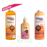 Kit Han Shampoo Acondicionador Crema De Peinar Low Poo Kids