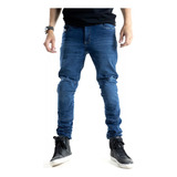 Jean Moto Classic Denim Blue Con Protecciones Qobu Marelli ®