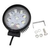 Pack 4  Foco Neblinero Led 27w 12v-24v Redondo