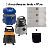 Kit 3 Sacos Aspirador De Pó Electrolux A10n1 Smart + Filtro