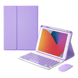 Funda Con Teclado+mouse Para iPad Air 5/air 4 10.9 Inch