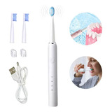 Escova Dental Elétrica Recarregável Portátil Super Leve +nf