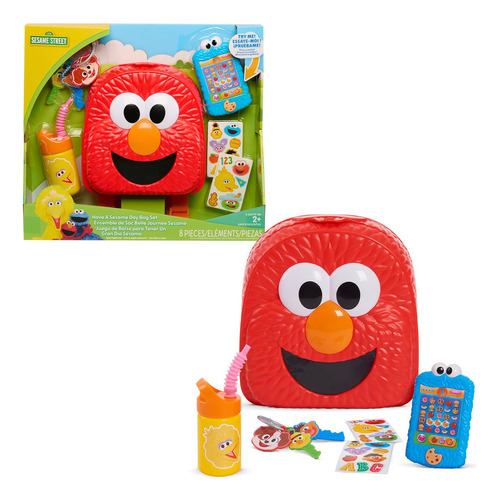 Juego De Bolsas Elmo Plaza Sesamo Just Play 