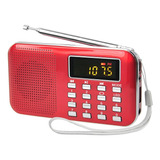 Leting Radios Am Fm Portátil Con Altavoz Mp3.