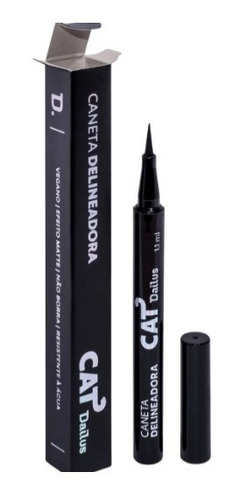 Caneta Delineadora Dailus Cat Ultra Preto 1,2ml