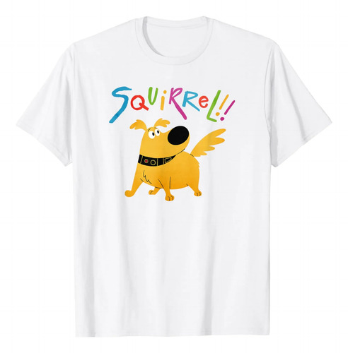 Camiseta De Disney Pixar Up Dug Squirrel Pose