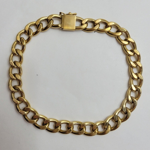 Pulseira Elo Grumet Em Ouro 18k - Cod 40111