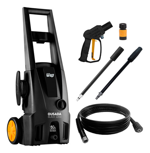 Lavadora Wap De Alta Pressão Ousada Black 2200 1750 Psi