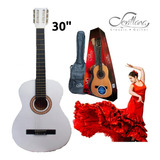 Guitarra Clasica 30 C/ Funda / Blanca / 8456