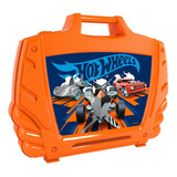 Hot Wheels Maleta Porta Carrinhos Laranja - Fun Divirta-se