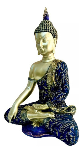 Buda Hindu Imagem Estátua Enfeite Decoração 34cm 