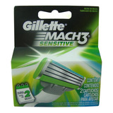 Carga Gillette Mach3 Sensitive 2 Unidades