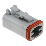 Conector Tipo Deutsch 4 Vias Porta Term. Hembra (dt06-4s)