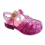 Sandália Menina Infantil Kids Rosa Glitter