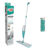 Kit 1 Mop Spray Fit Rodo + 1 Refil Mop Spray Fit Microfibra 