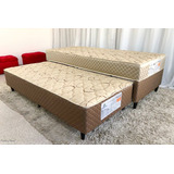 Cama Box Solteiro D33 + Auxiliar Rondoconfort  Somente Rj