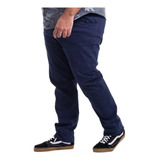 Calça Jeans Sarja C Lycra Masculina Tamanho Grande Plus Size