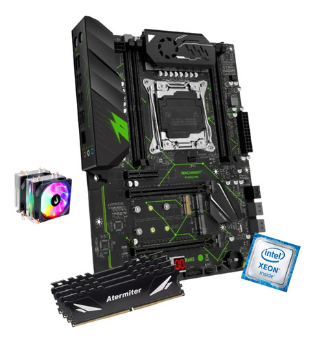 Kit Gamer Placa Mãe Machinist Mr9a Pro Xeon E5 2660 V4 64gb