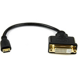 Startech.com Adaptador Mini Hdmi A Dvi-d De 8 Pulgadas, M/f,