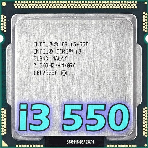 Processador Intel Core I3 550 3.20ghz 4mb Lga 1156 1ºgeração