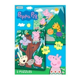 Puzzle 24y36 Pzas Peppa Pig George Rompecabezas Juego Mesa
