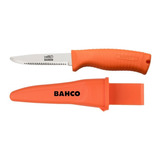 Cuchillo De Rescate Bahco Fluorescente Y Flota 1446-float 