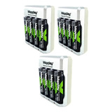 Cargador De Baterías Aa Aaa 9v + 4 Baterías Recargables - 