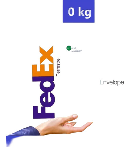 Guías Prepagadas Fisicas Fedex 0 Kg Terrestre 10 Piezas Sfn