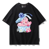 Polera De Manga Corta De Algodón Game Kirby Gift Cute Tren