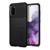 Funda Spigen Slim Armor Para Galaxy S20 O Plus O Color Ultra Negro