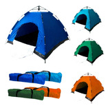 Barraca Monta Sozinha Camping 4 Pessoas Automática Dobrável