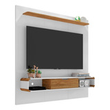 Panel Rack Tv 65 Lisboa Blanco Canela