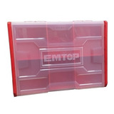 Caja Gavetero Organizador Apilable Trabas 340x250x60mm Emtop