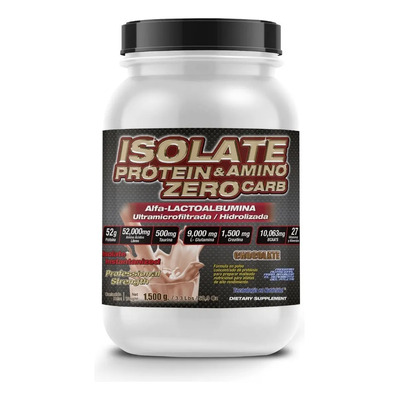 F&nt Isolate Protein & Amino Zero Carb 1,500 Gr Sabor Nuez\u002Favellana | MercadoLibre