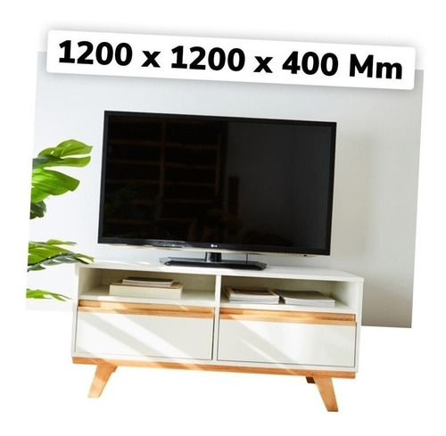 Mueble Tv Kali 1200x1200x400mm 2caj C/corredera Tipo Z 