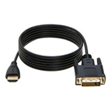 Cable De Vídeo Dvi-d A Hdmi 24+1 Pin Enlace Dual 1.5f 3 Pies