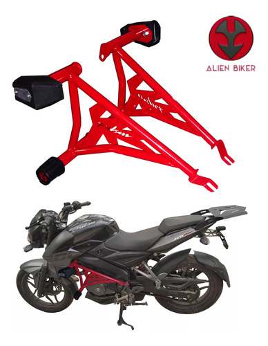 Slider Deslizador Tipo Jaula Motocicleta Bajaj Pulsar As 200