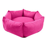 Cama Para Mascotas Cómoda Y Resistente Mediana Color Rosa