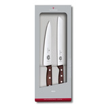 Victorinox Juego De Cuchillo Para Pan Y Para Trinchar, Wood Color Madera