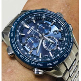 Relógio Seiko Astron G. P. S Solar G. M T Promoção 13 P 7,9k