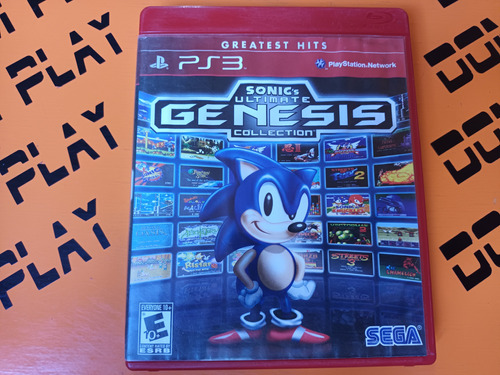 Sonic Genesis Collection Ps3 Detalle Caratula Físico Envíos