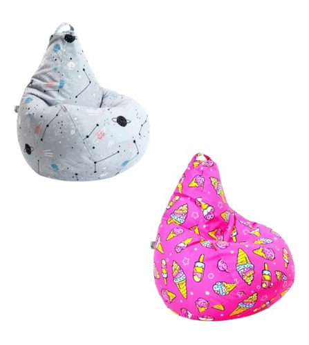 Puff Silla Niños Estampados Premium Biny Martin® 4 A 12 Años